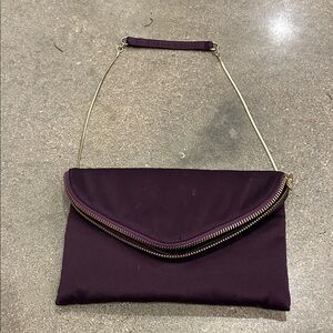 Elegant Purple Clutch Bag